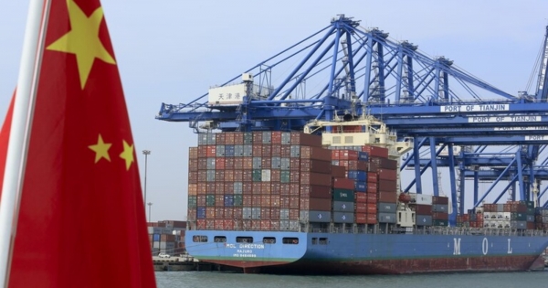 China’s exports in July rose by 18% year on year.