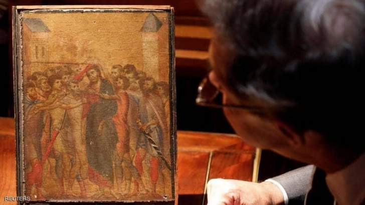 نتيجة بحث الصور عن قدرت قيمة لوحة مفقودة منذ وقت طويل رسمها فنان إيطالي في القرن الـ13 وعثر عليها في مطبخ عجوز فرنسية، بما يصل إلى 6 ملايين يورو